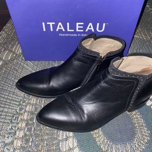Italeau Miralda Jet Black Boots